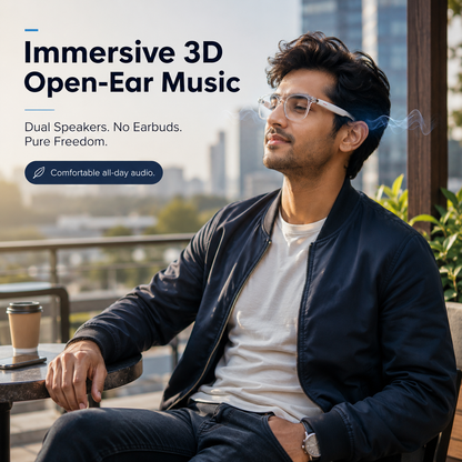 Immersive open-ear music on Dash S1, no earbuds needed