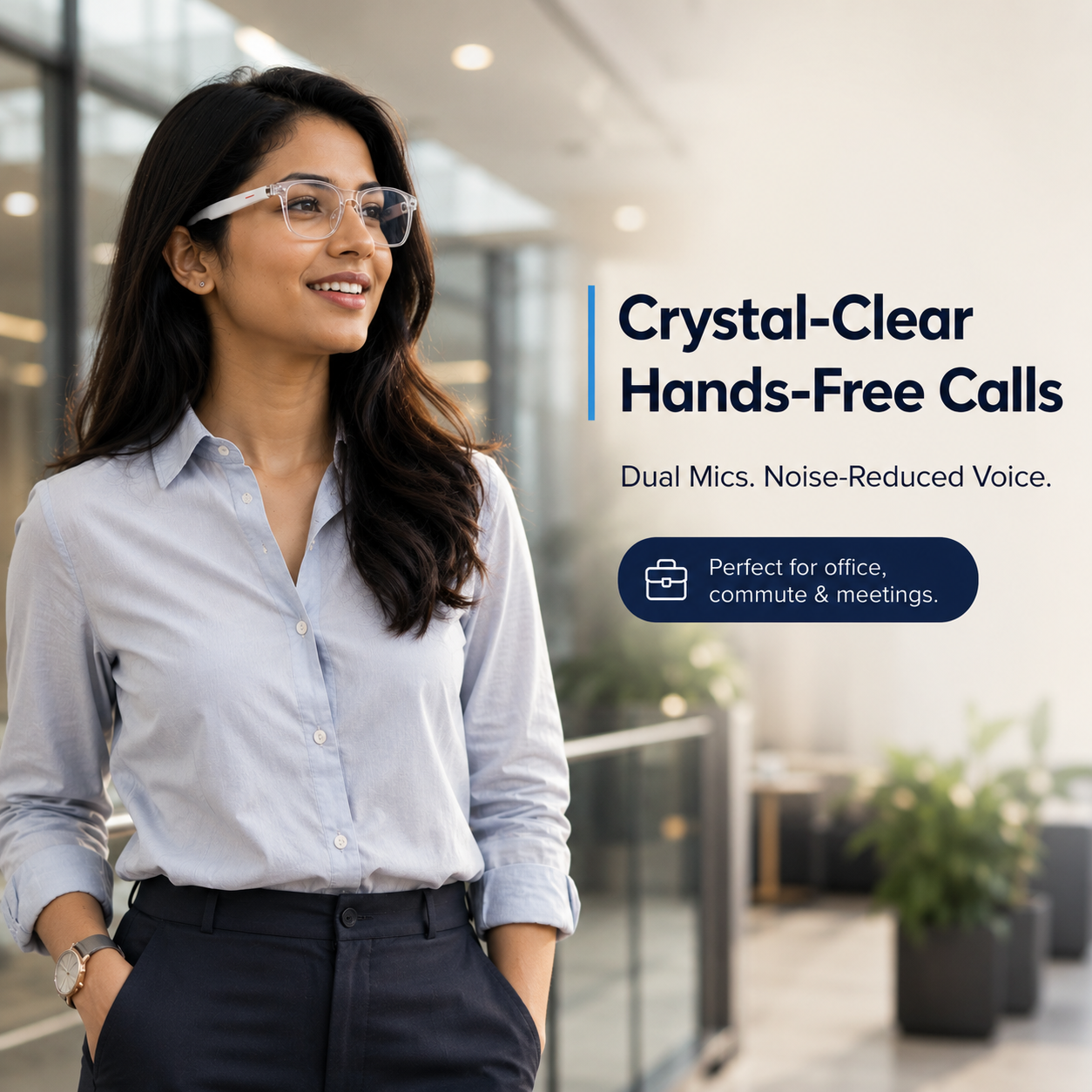 Crystal clear hands-free calls on Dash S1 dual mics